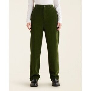 NWT‎ Roots Alice Cord Trousers Womens 2 Moss Green Organic Cotton Gorpcore